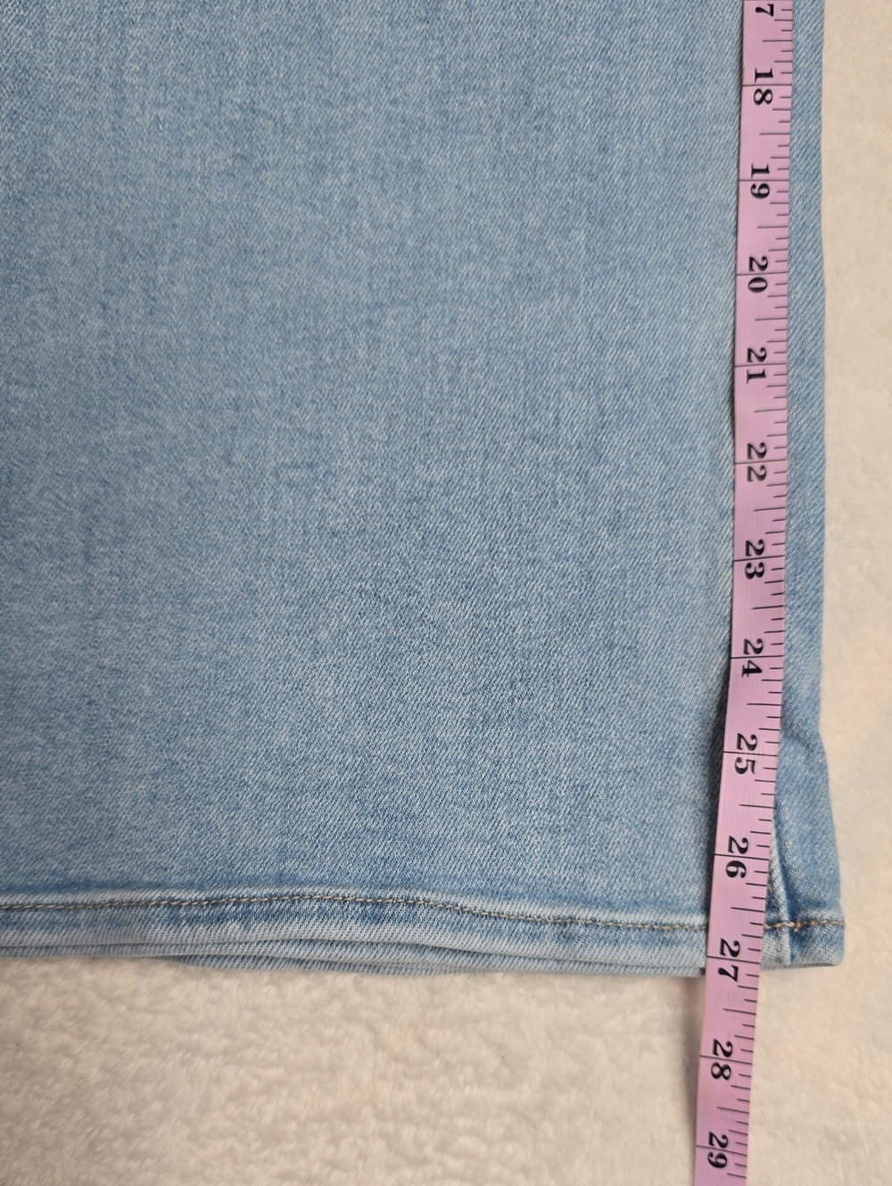 Just USA Light Wash High Rise Wide Leg Stretch Jeans Sz 8 NWT - Picture 7 of 9